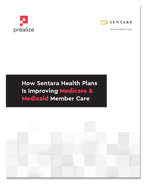Sentara Health - white paper - gift for payer executive - prealize health
